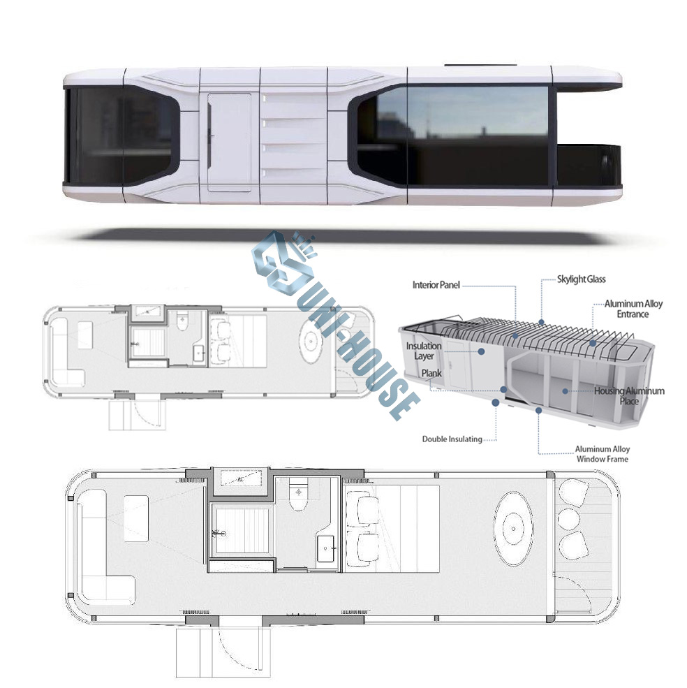 Casa espacial modular