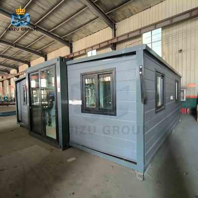 Prefab modular  20 ft folding expandable container houses para venda
