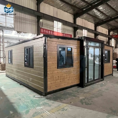 Portable  prefab  Steel Structure foldable expandable container house para venda
