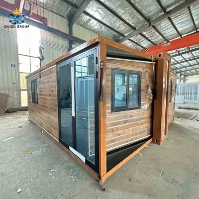 Luxury villas  prefab Portable Double Wing  Expandable Container house para venda
